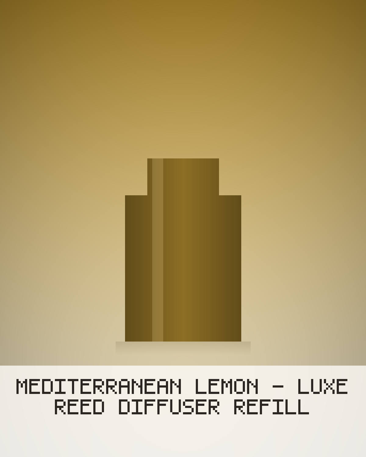 Mediterranean Lemon - Luxe Reed Diffuser Refill