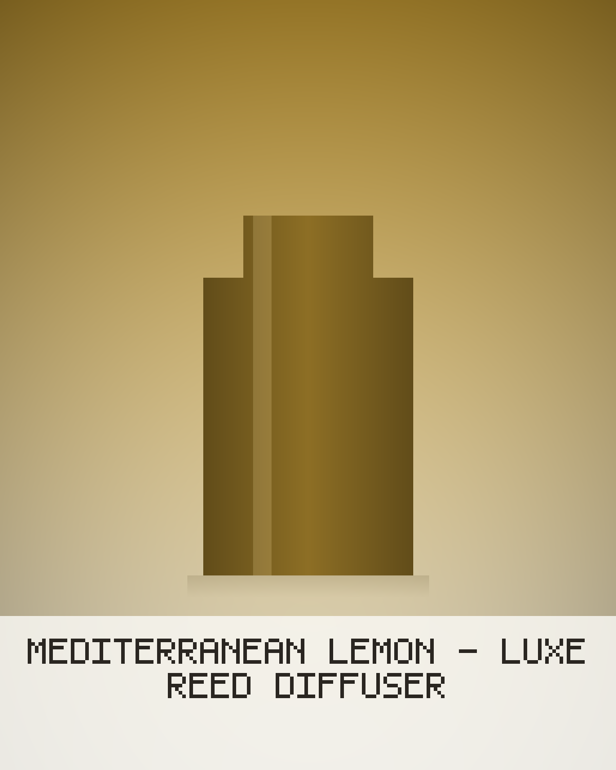 Mediterranean Lemon - Luxe Reed Diffuser