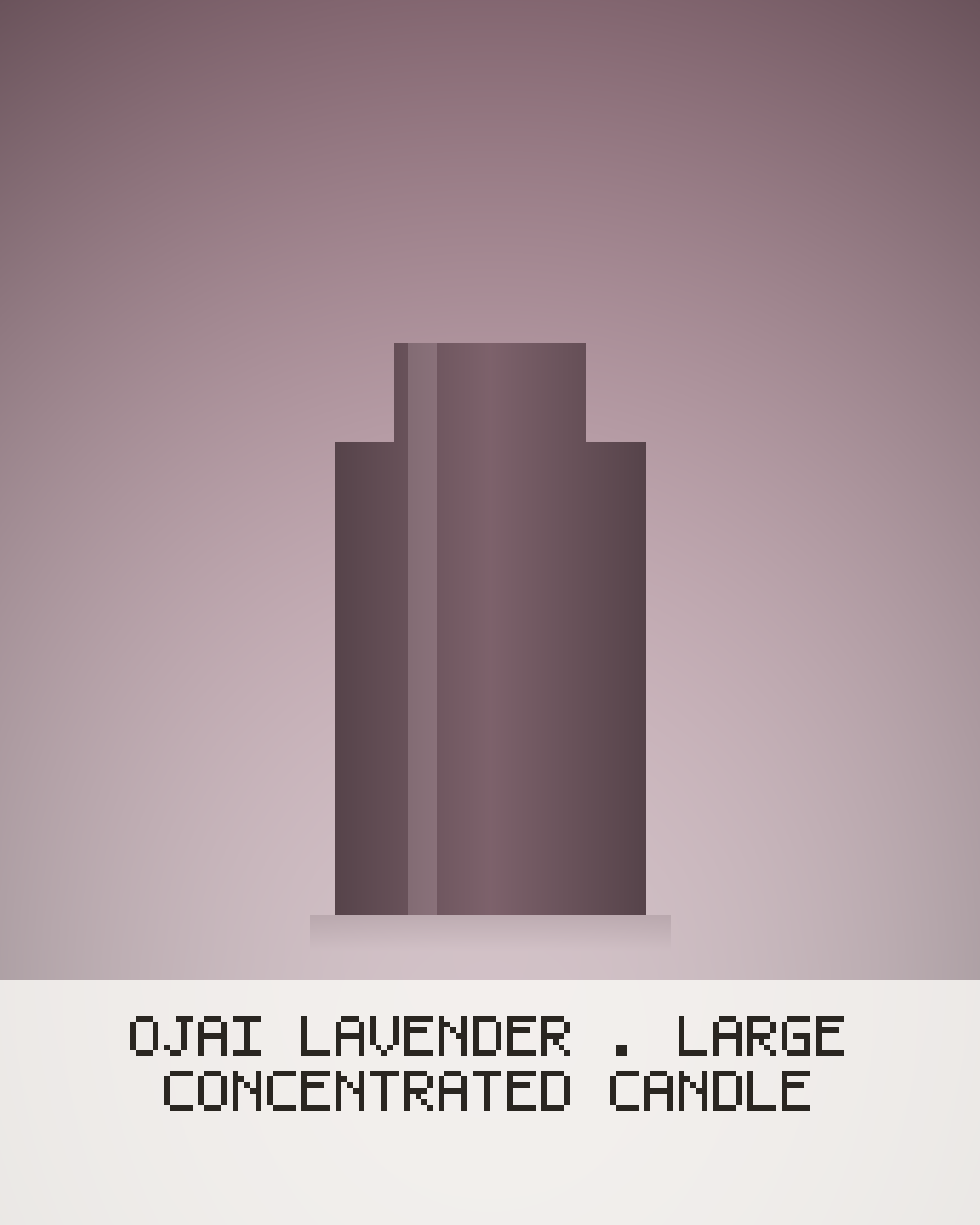 Ojai Lavender – Large Concentrated Candle