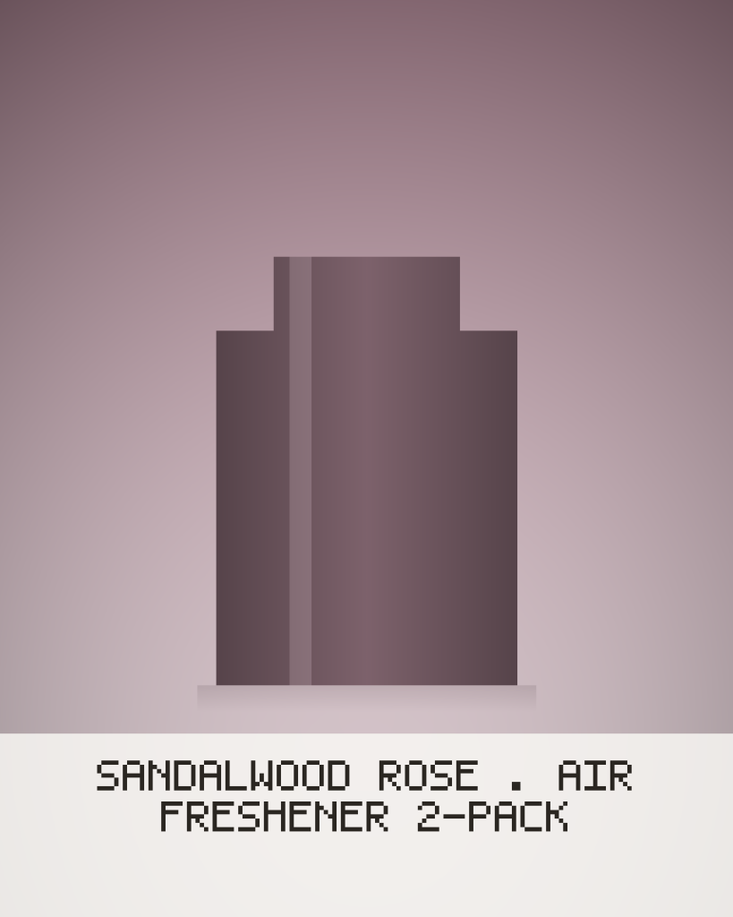 Sandalwood Rose – Air Freshener 2-Pack