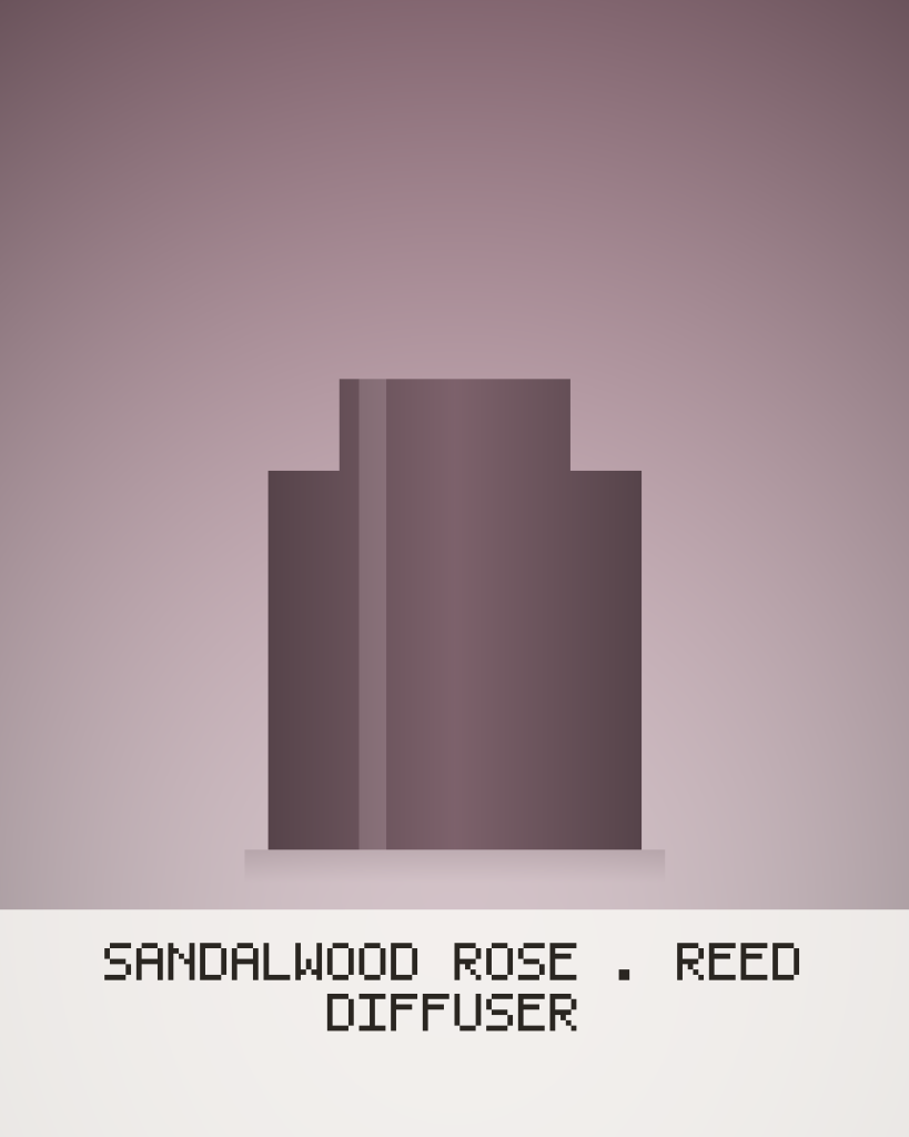 Sandalwood Rose – Reed Diffuser