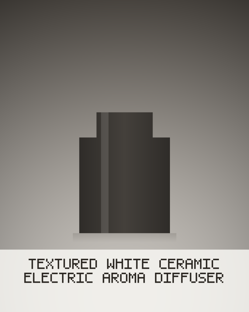 Textured White Ceramic Electric Aroma Diffuser