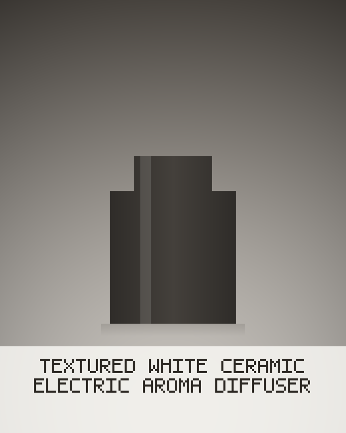 Textured White Ceramic Electric Aroma Diffuser